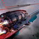 Shooting the Rift by Alex Stewart, cover art by Stephan Martiniere